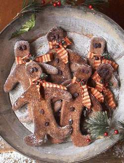 Primitive Gingerbread Boy Ornies - E-Pattern
