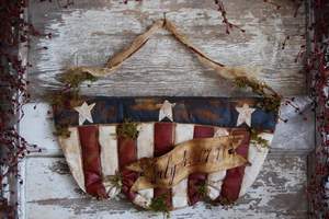 Americana Flag Banner 1776 E-Pattern